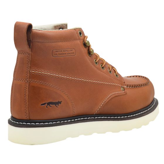 Golden Fox Golden Fox 6" Moc Steel Toe Wedge Pro Work Boots
