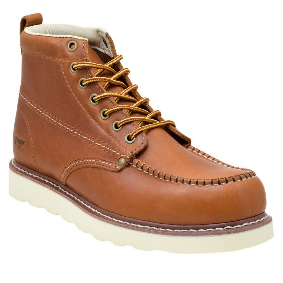 golden fox Golden Fox 6" Moc Toe Wedge Pro Work Boots