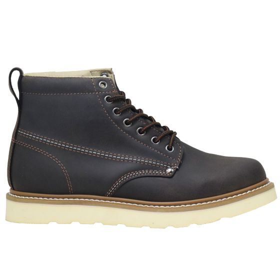Golden Fox Golden Fox 6" Plain Toe Wedge Pro Work Boots