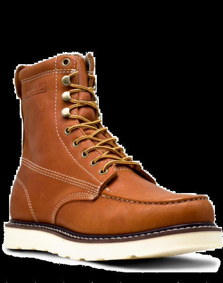 golden fox Golden Fox 8" Moc Toe Wedge Pro Work Boots