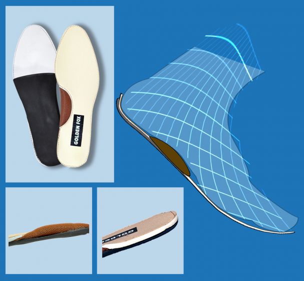 Golden Fox Golden Fox Beige Poron® Performance Insoles