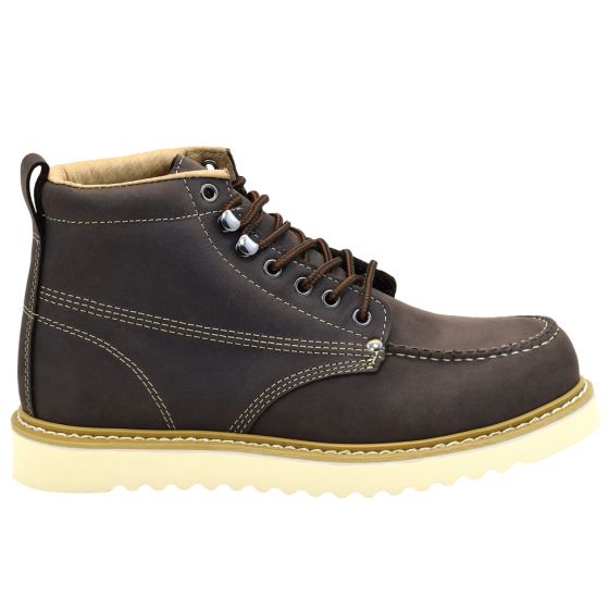 Golden Fox Golden Fox 6" Moc Toe Wedge Work Boots