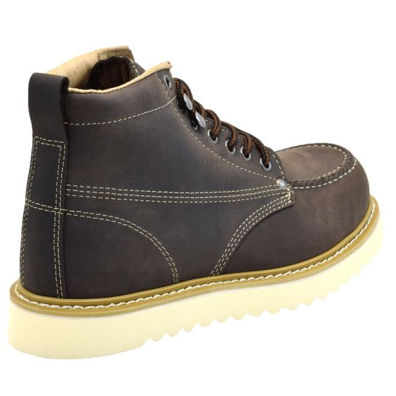 Golden Fox Golden Fox 6" Moc Toe Wedge Work Boots