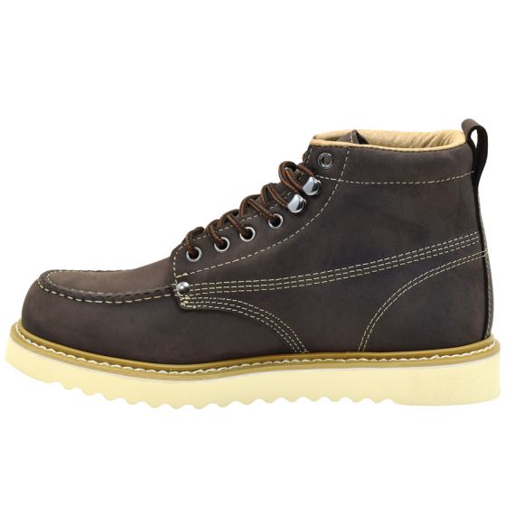 Golden Fox Golden Fox 6" Moc Toe Wedge Work Boots