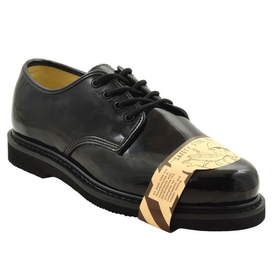 golden fox Golden Fox Steel Toe High Gloss Oxford Work Shoes