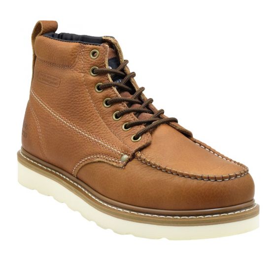 Golden Fox King Rocks 6" Casual Brown Moc Toe Boots - Ver. RB (FINAL SALE)