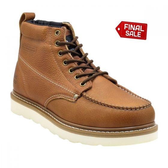 golden fox King Rocks 6" Casual Brown Moc Toe Boots - Ver. RB (FINAL SALE)
