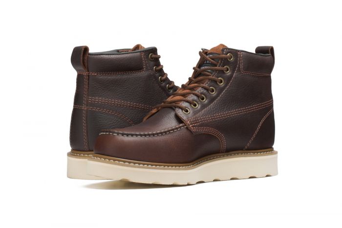 Golden Fox King Rocks 6" Pebble Moc Toe Wedge Pro Work Boots