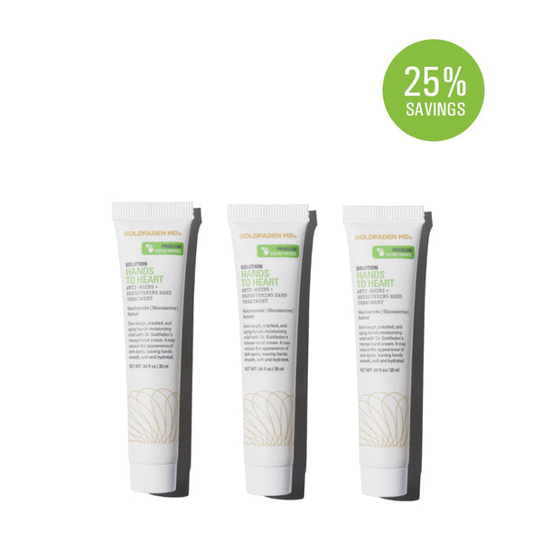 goldfaden md Hands To Heart Trio Travel Set ($60 value)