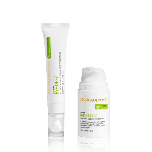 goldfaden md Radiance Renewal Eye Duo AM + PM Routine