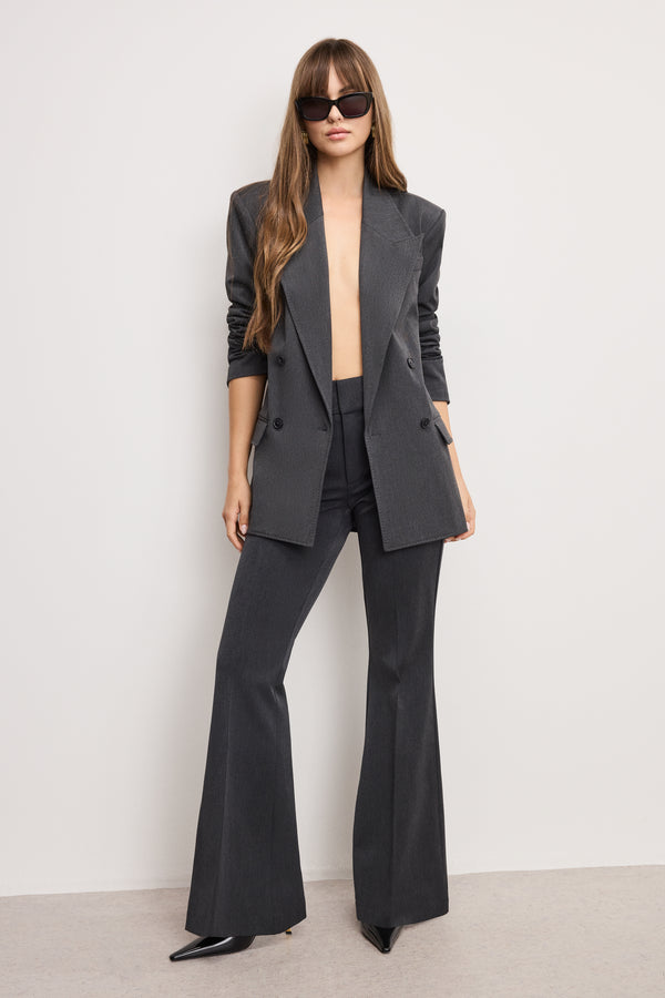 Good American ESSENTIAL SUITING OVERSIZED DOUBLE BREASTED BLAZER