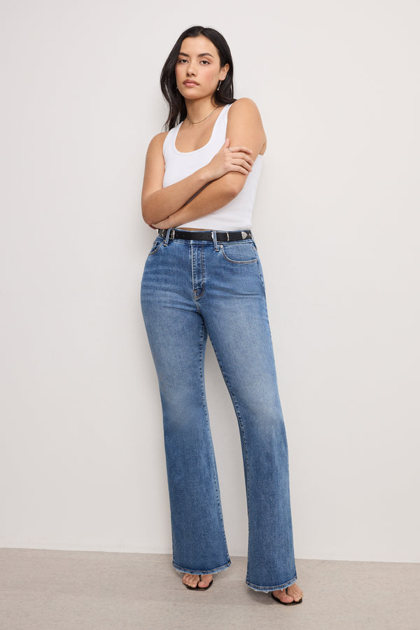 Good American ALWAYS FITS GOOD LEGS FLARE JEANS