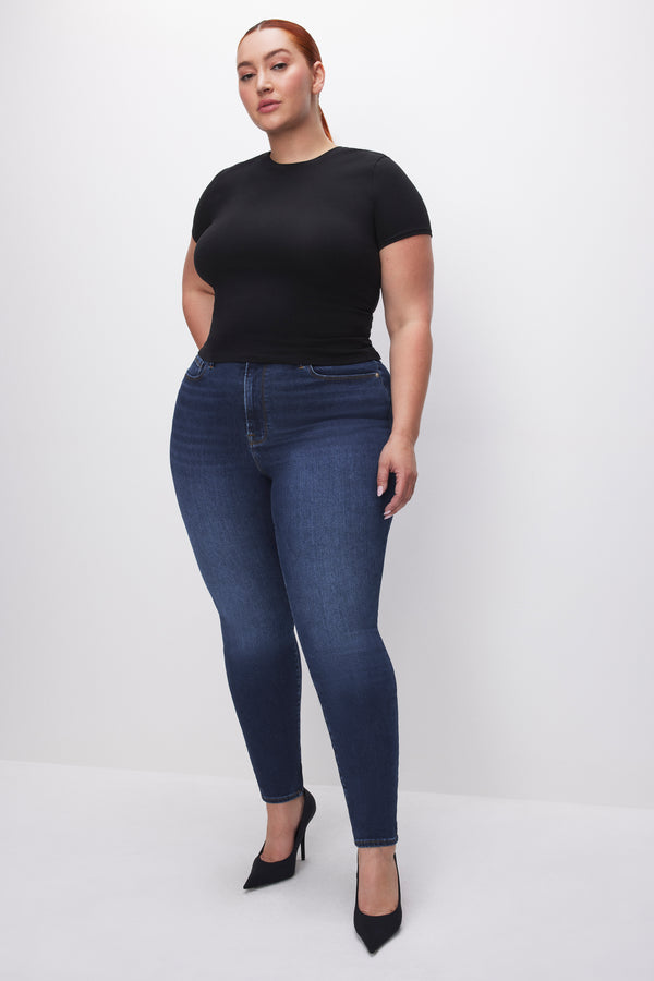 good american ALWAYS FITS GOOD LEGS SKINNY JEANS