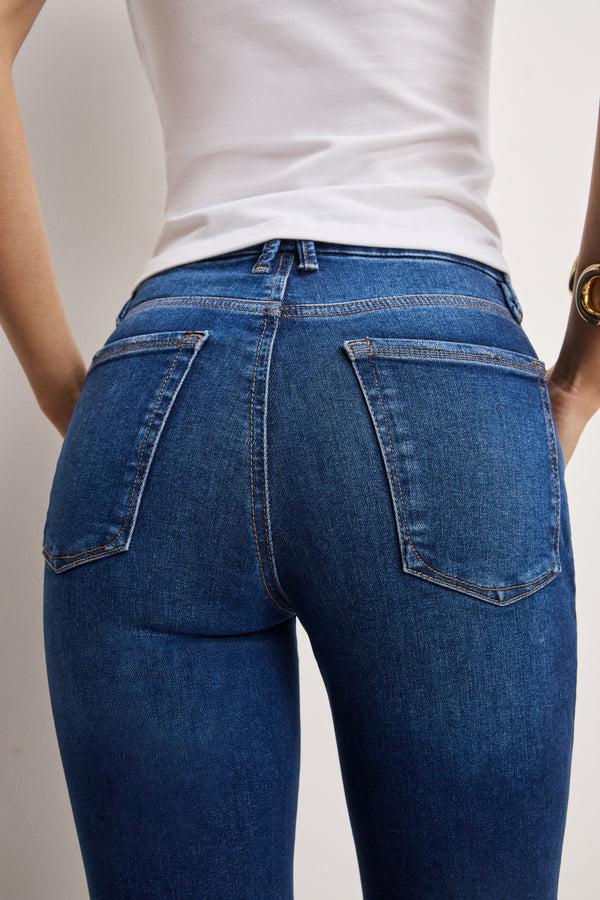 Good American ALWAYS FITS GOOD LEGS STRAIGHT JEANS