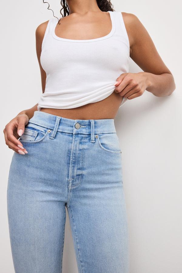 Good American ALWAYS FITS GOOD LEGS STRAIGHT JEANS