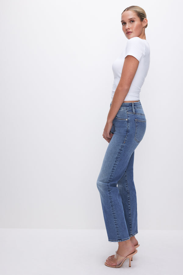Good American ALWAYS FITS GOOD LEGS STRAIGHT JEANS