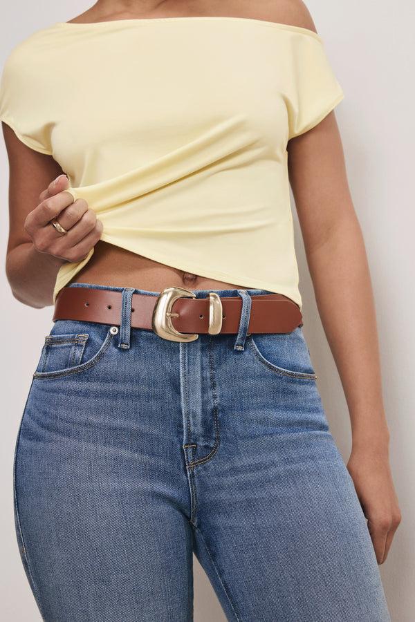 Good American CLASSIC BOLD BUCKLE BELT
