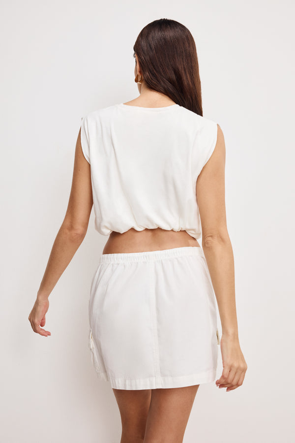 Good American COTTON MUSCLE TEE