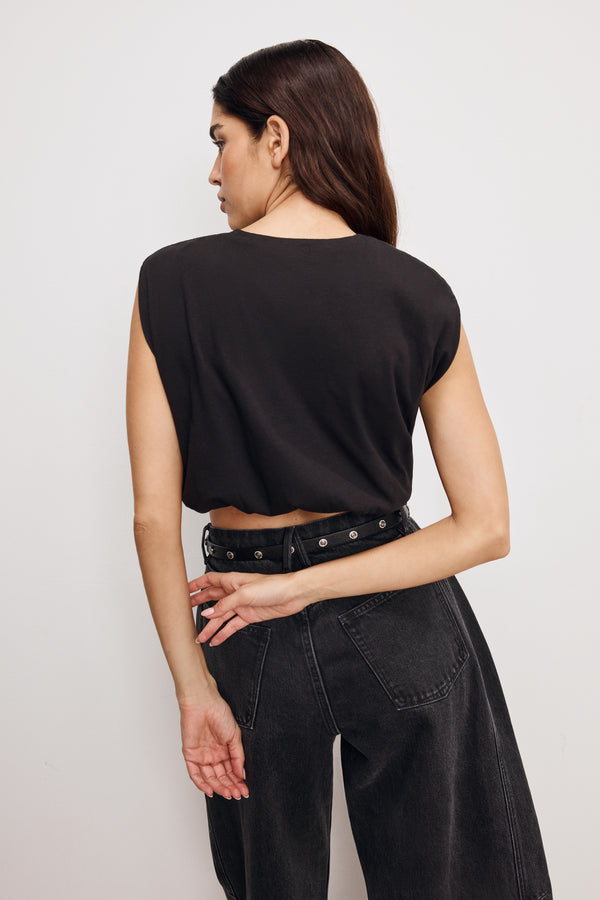 Good American COTTON MUSCLE TEE