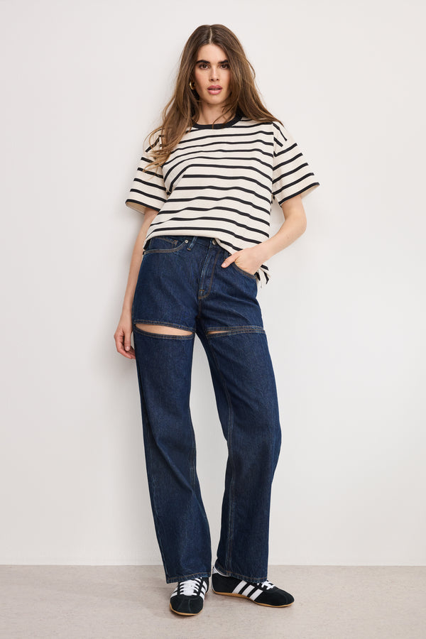 Good American COTTON OVERSIZED TEE