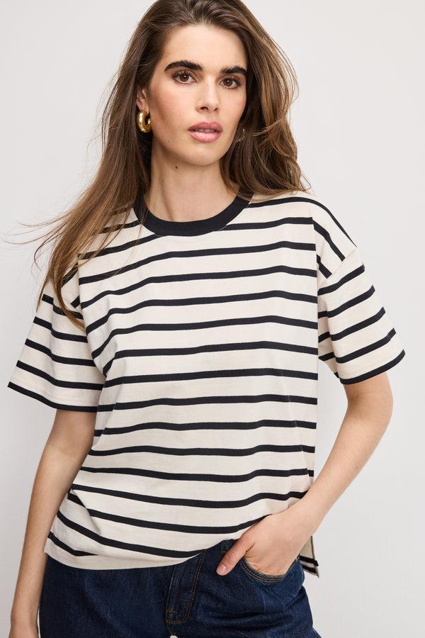 good american COTTON OVERSIZED TEE