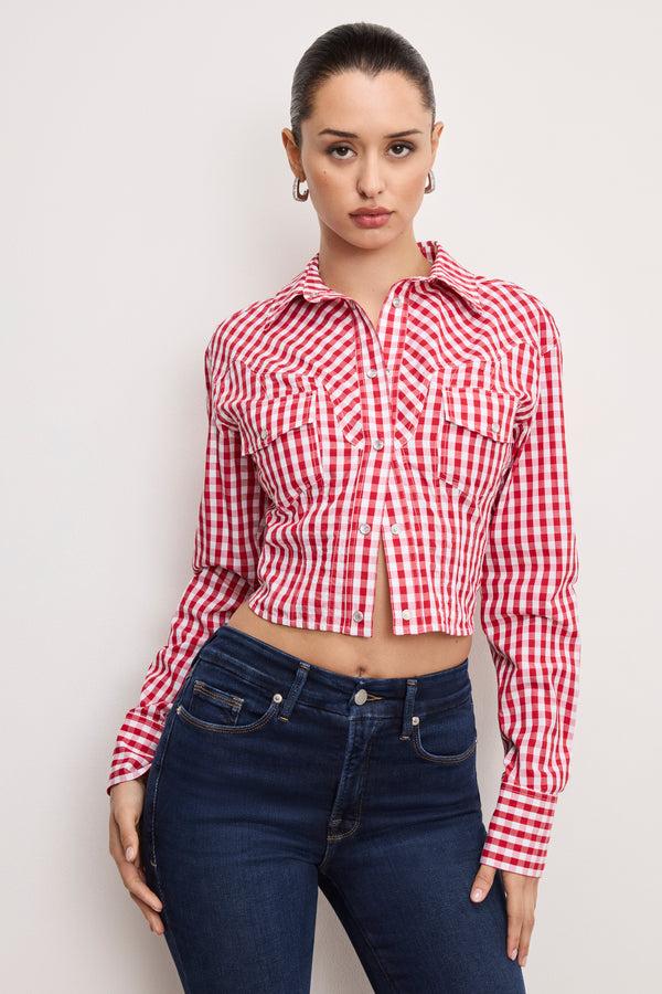 good american DOLLY COUNTRY CORSET SHIRT