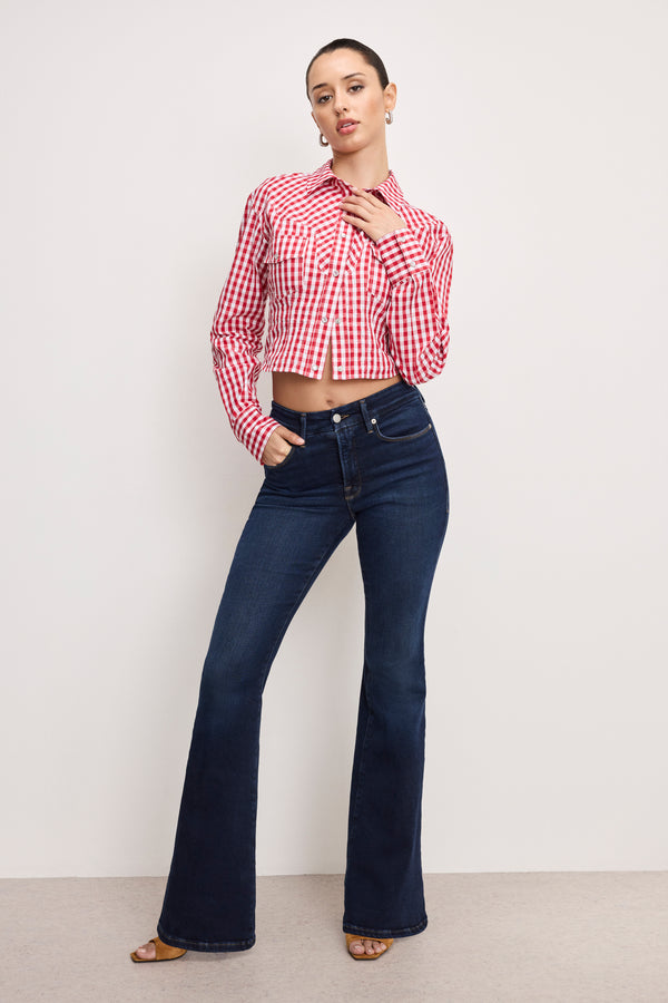 Good American DOLLY JOLEANS FLARE JEANS