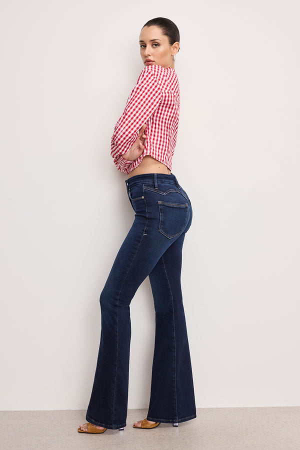 Good American DOLLY JOLEANS FLARE JEANS