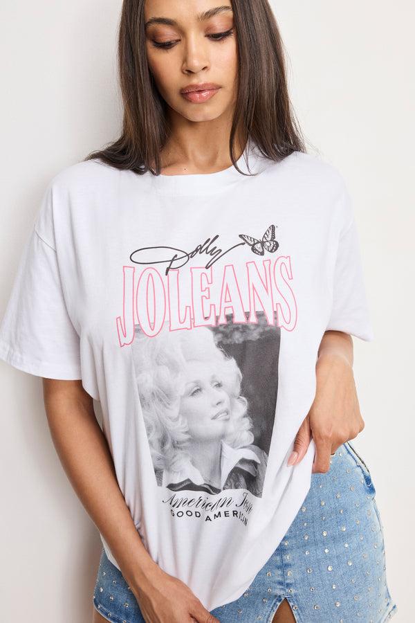 Good American DOLLY OVERSIZED CONCERT TEE