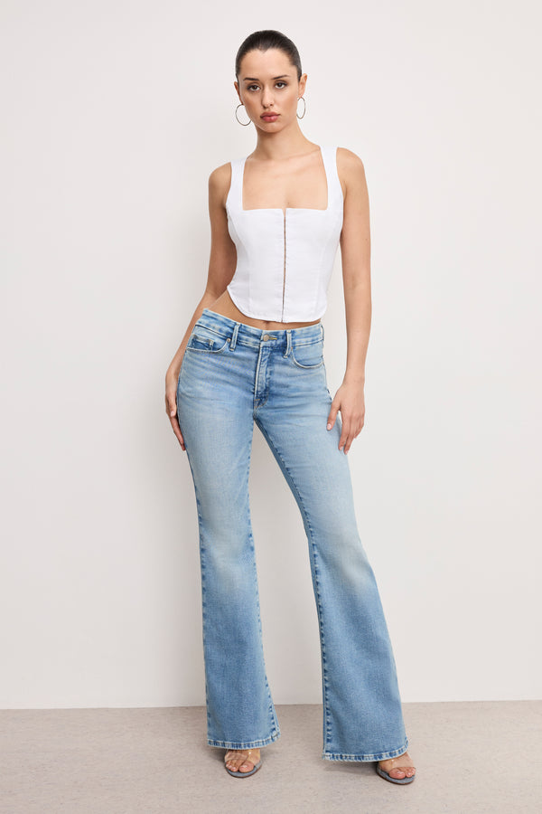 Good American DOLLY POPLIN BUSTIER