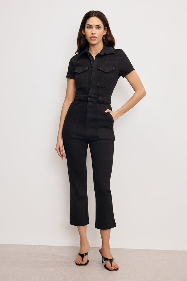 Good American FIT FOR SUCCESS CAPRI JUMPSUIT