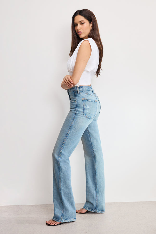 Good American GOOD COWBOY BOOTCUT JEANS