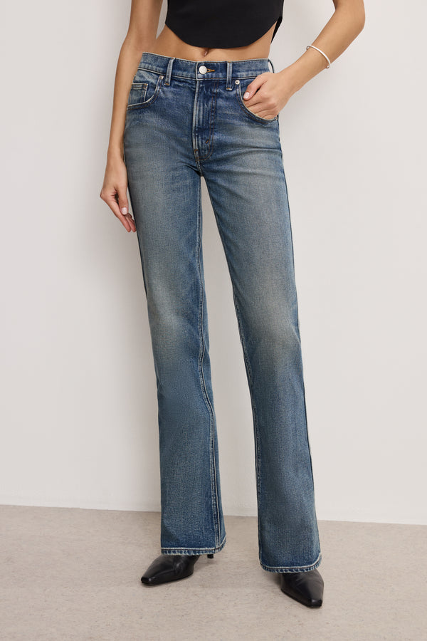 good american GOOD COWBOY BOOTCUT JEANS