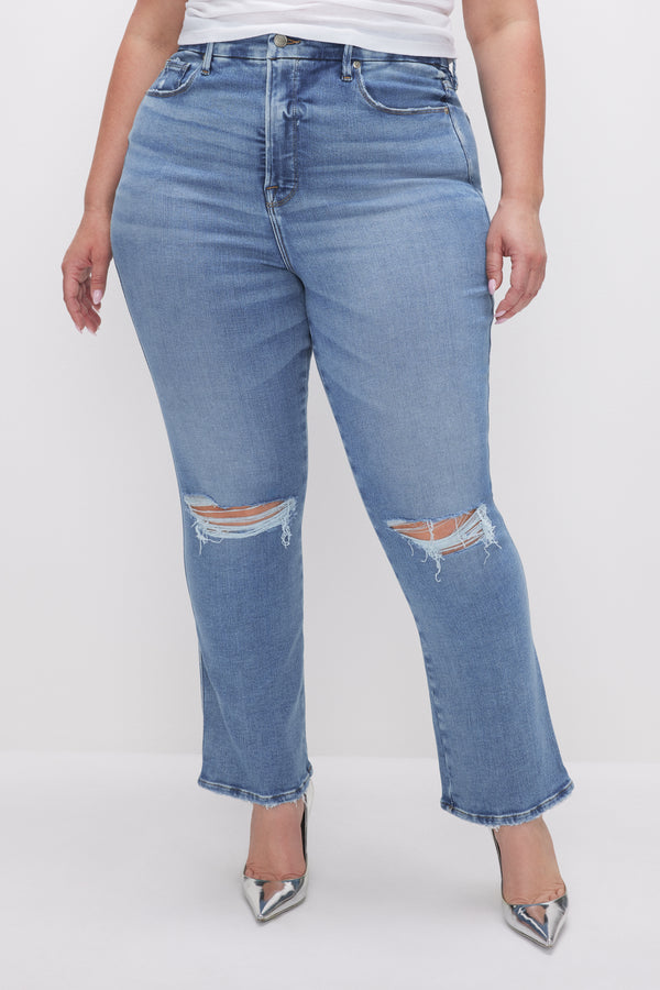 Good American GOOD CURVE STRAIGHT JEANS