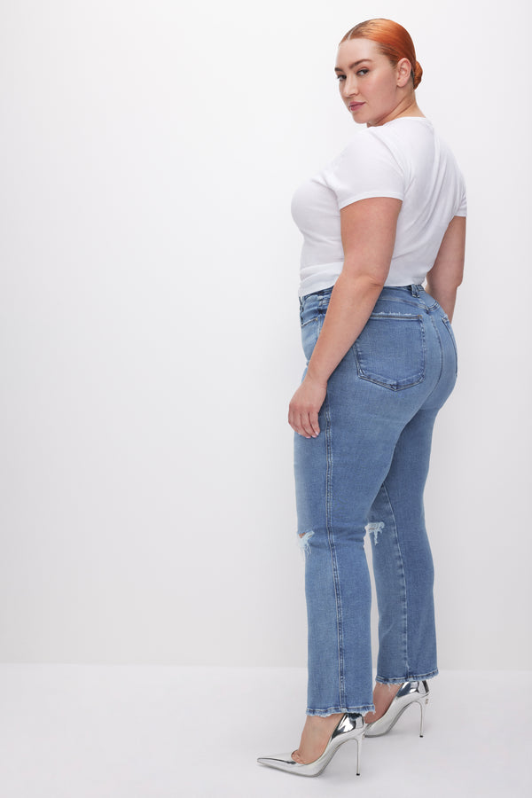 Good American GOOD CURVE STRAIGHT JEANS