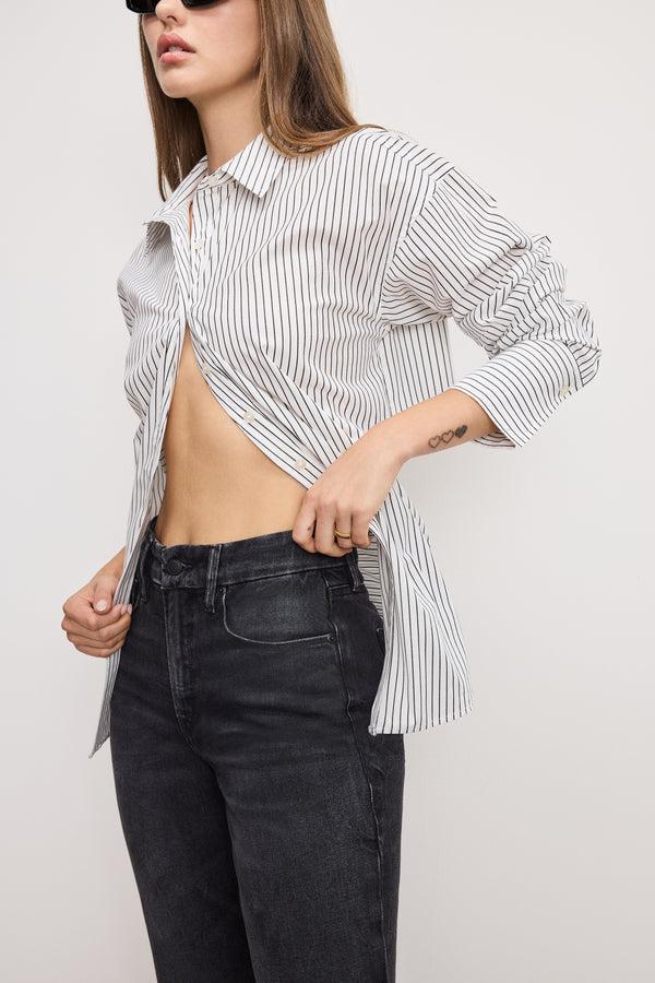 Good American GOOD ICON STRAIGHT ANKLE JEANS