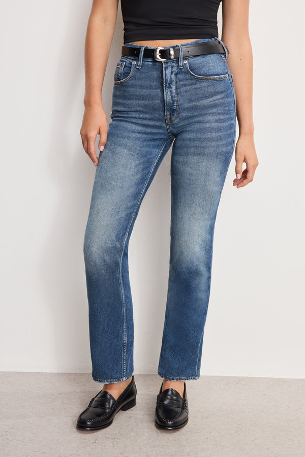 Good American GOOD ICON STRAIGHT ANKLE JEANS