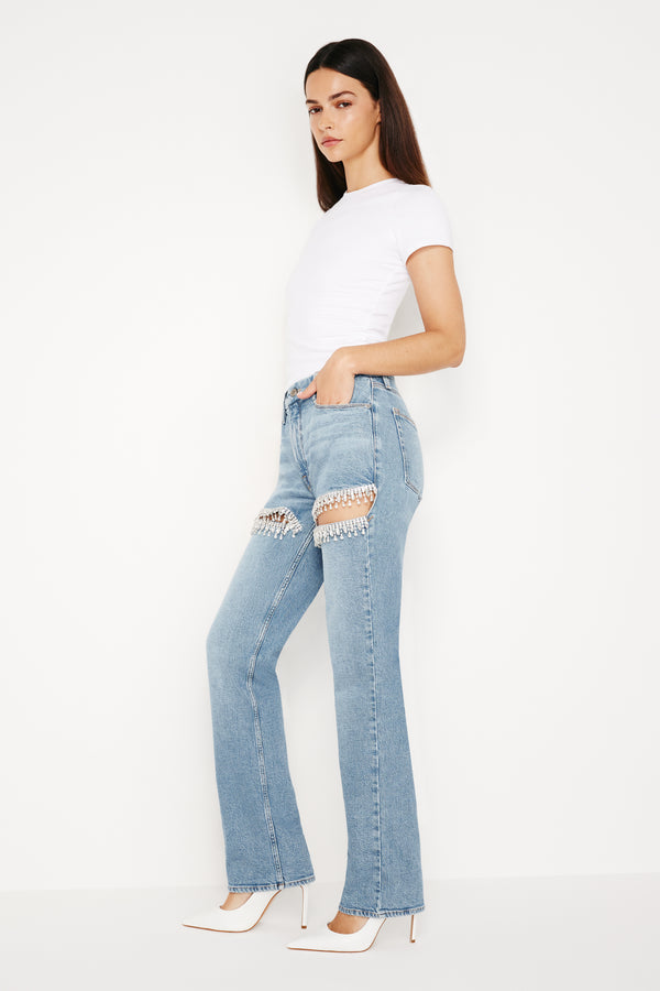 Good American GOOD ICON STRAIGHT DIAMOND JEANS