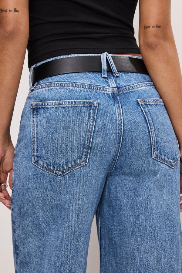 Good American GOOD LOW RISE BAGGY JEANS