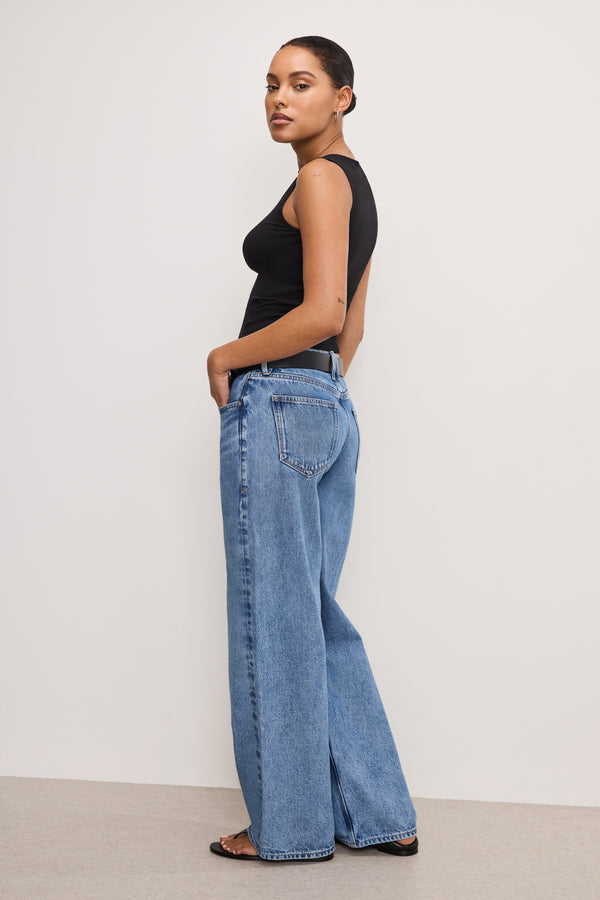 Good American GOOD LOW RISE BAGGY JEANS