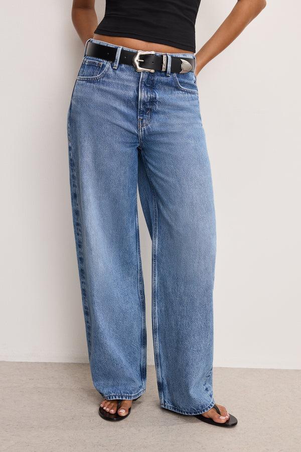 Good American GOOD LOW RISE BAGGY JEANS