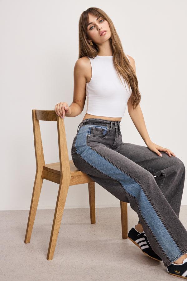 Good American GOOD LOW RISE BAGGY JEANS