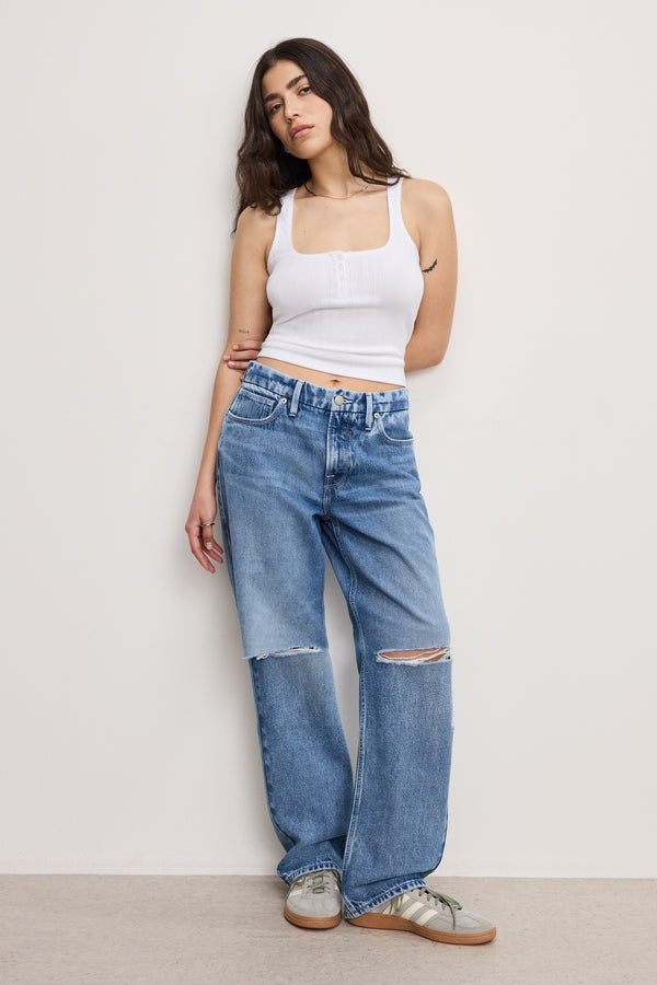 good american GOOD PETITE 90S RELAXED JEANS