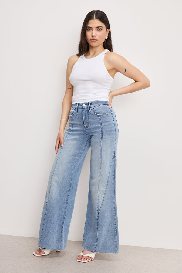 Good American GOOD PETITE PALAZZO JEANS