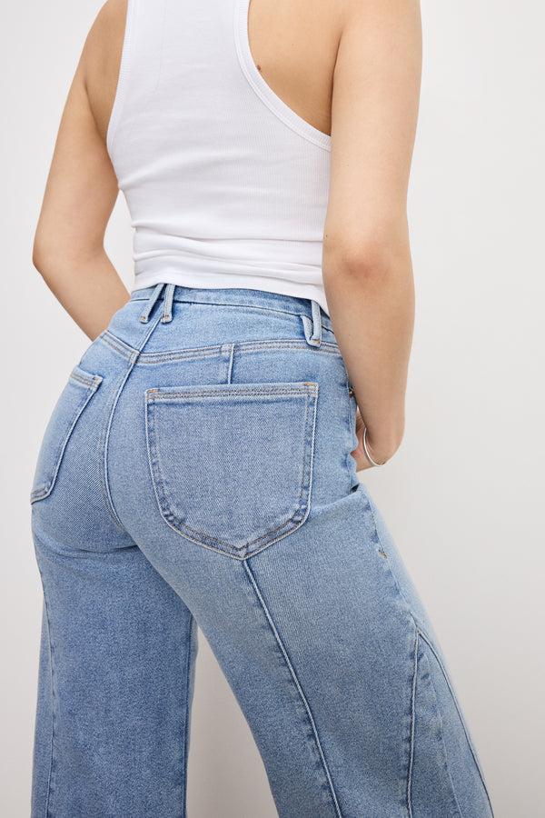 Good American GOOD PETITE PALAZZO JEANS