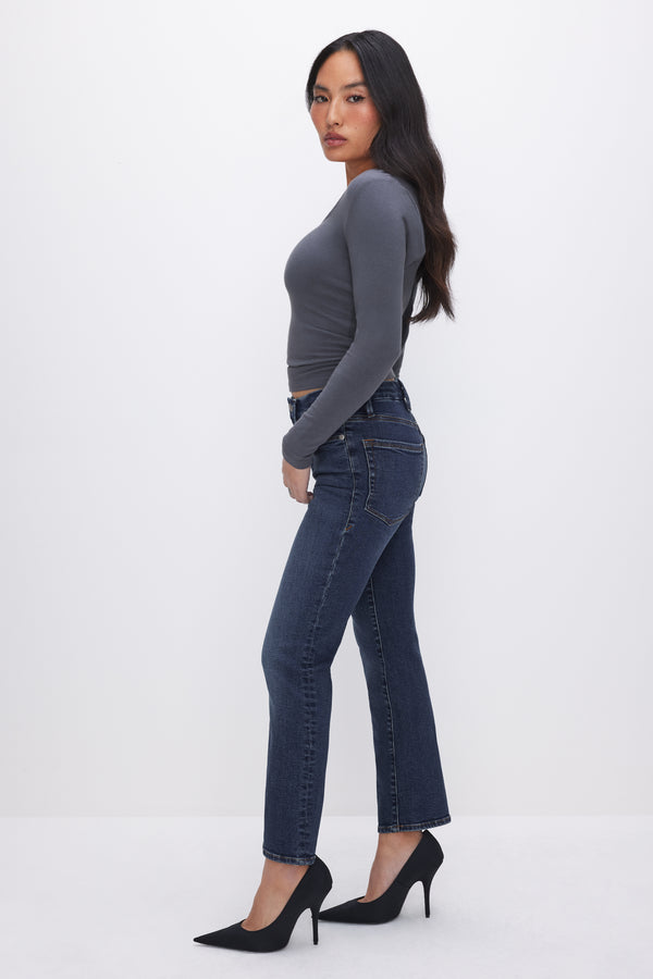 good american GOOD PETITE STRAIGHT JEANS