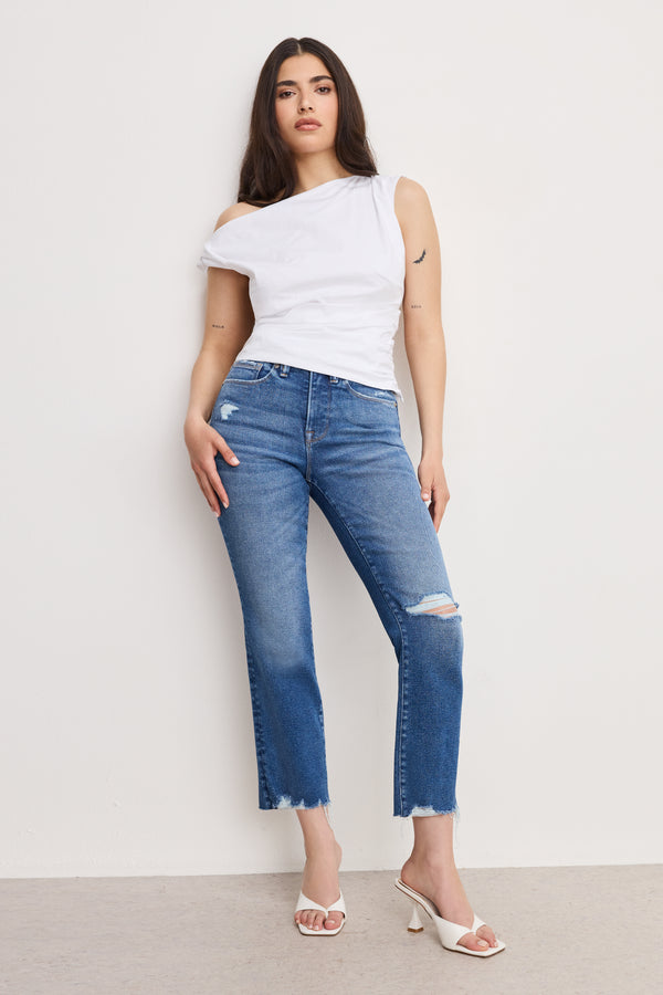 good american GOOD PETITE STRAIGHT JEANS