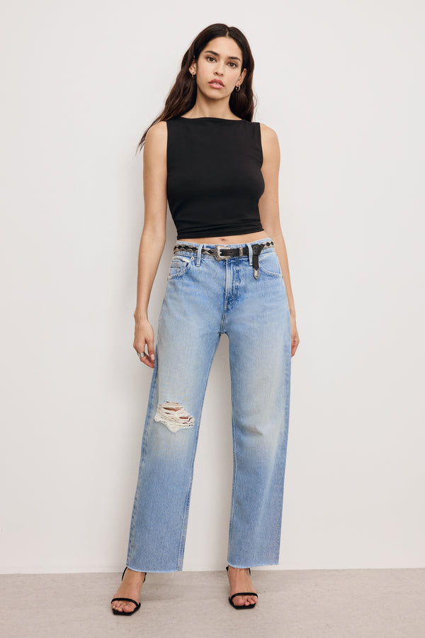good american GOOD RELAXED STRAIGHT JEANS