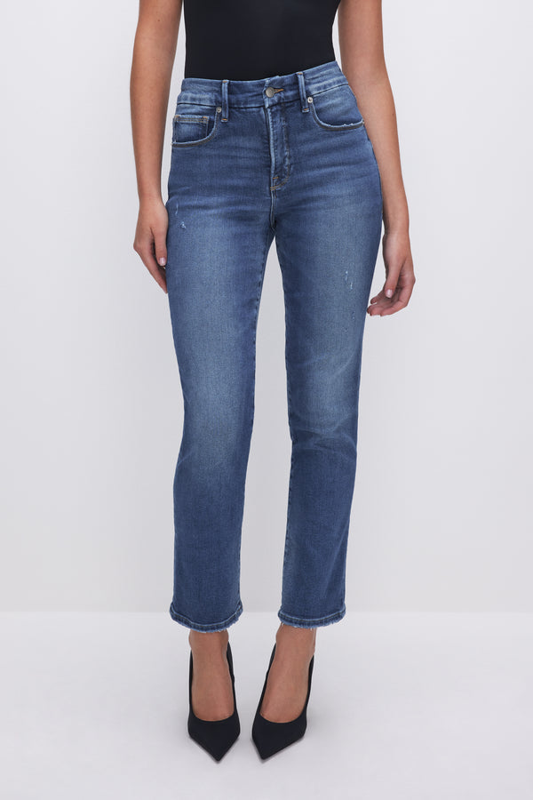 Good American GOOD STRAIGHT COMPRESSION JEANS