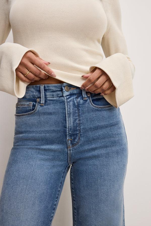 Good American GOOD WAIST PALAZZO COMPRESSION JEANS